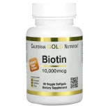 California Gold Nutrition d-biotiin 10 000mcg, N90 Toidulisand